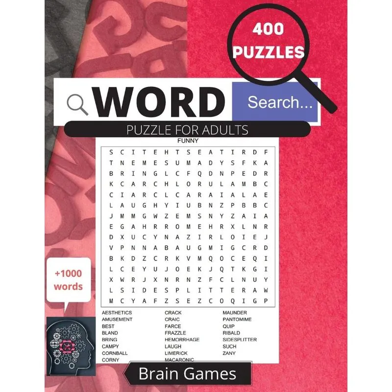 Word Search Book for Grown Ups