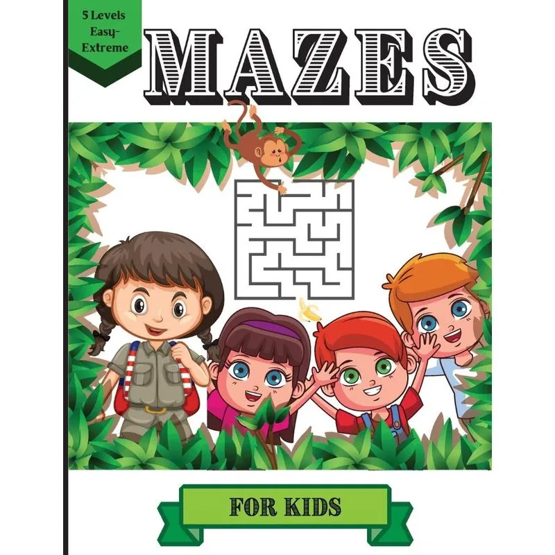 Mazes Activity Book for Kids