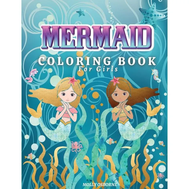 Mermaids Coloring Book for Girls