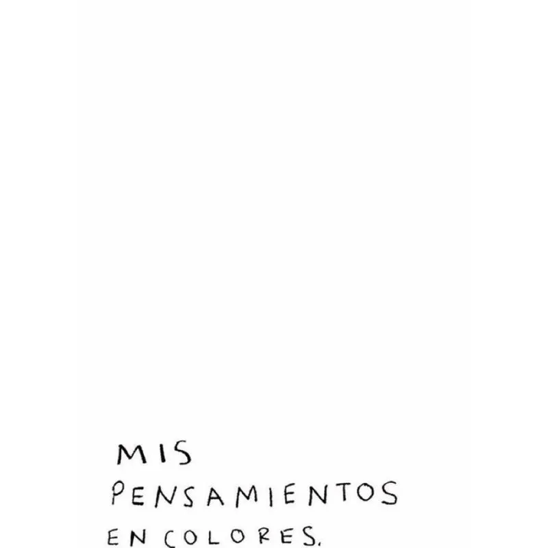 Mis Pensamientos En Colores - Espanhol