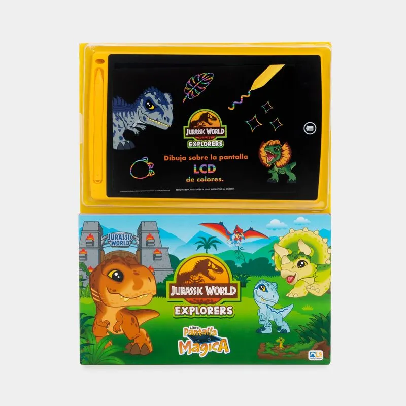 Libro pantalla mágica: jurassic explorers