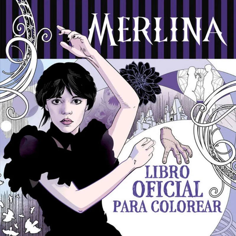 Miercoles Addams. Libro oficial para colorear Miércoles Addams. Libro oficial para colorear