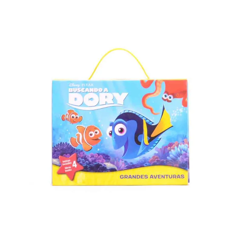 Buscando A Dory X 4 Libros-cja-un.-1