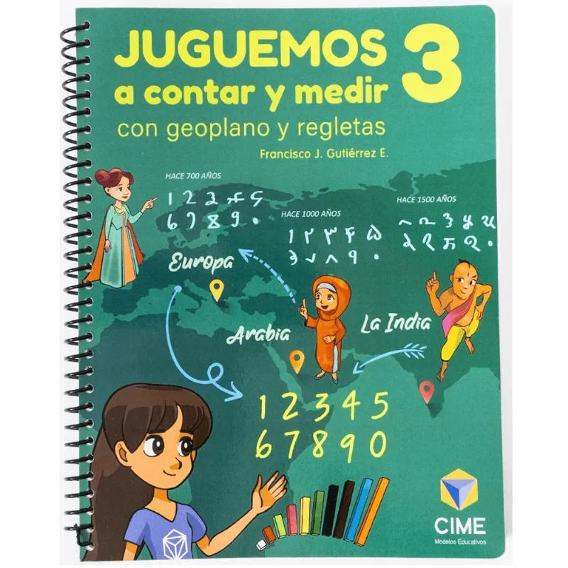 Juguemos a contar y medir Primaria 3