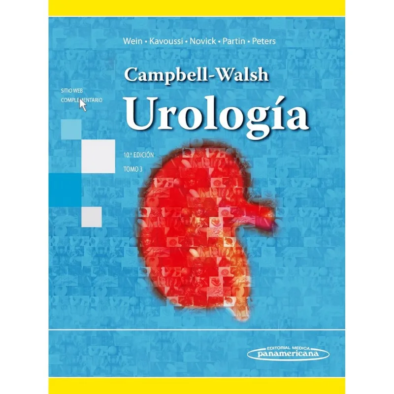 CAMPBELL-WALSH. UROLOGIA 10AED. T3 INCLUYE SITIO WEB.