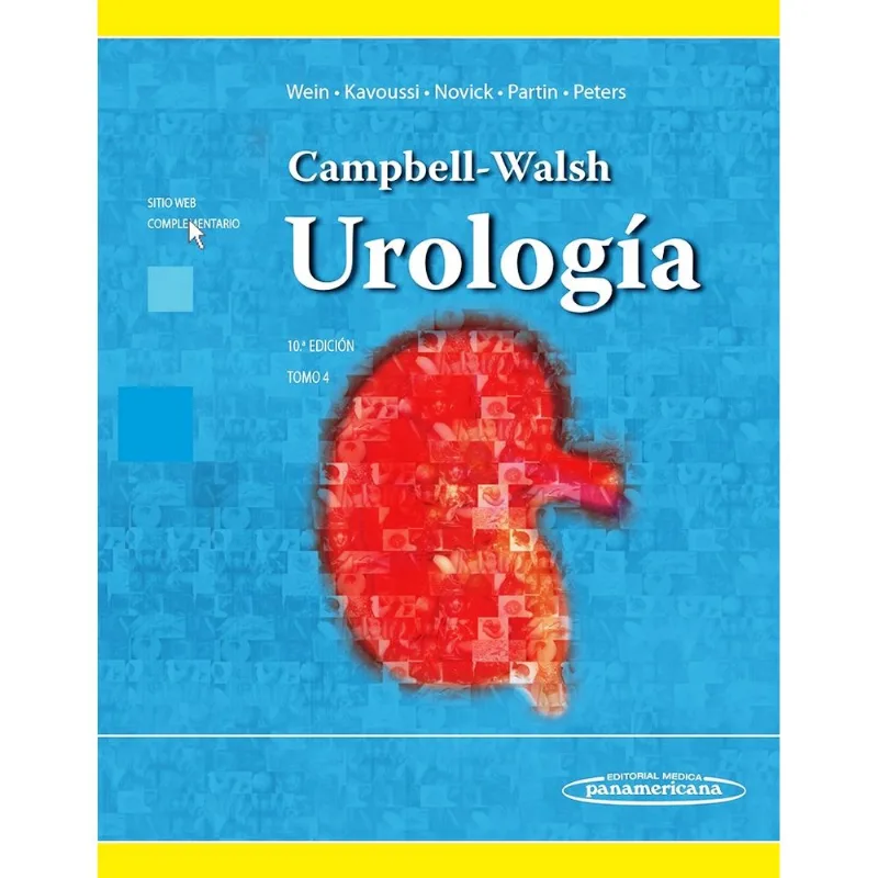 CAMPBELL-WALSH. UROLOGIA 10AED. T4 INCLUYE SITIO WEB.