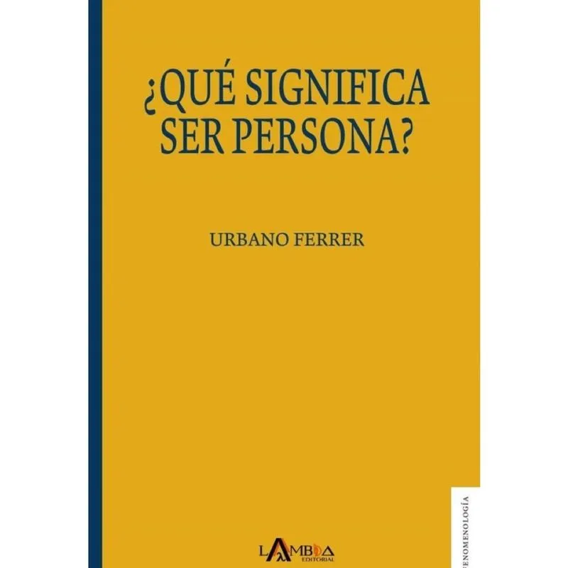 Qué significa ser persona? -Espanhol