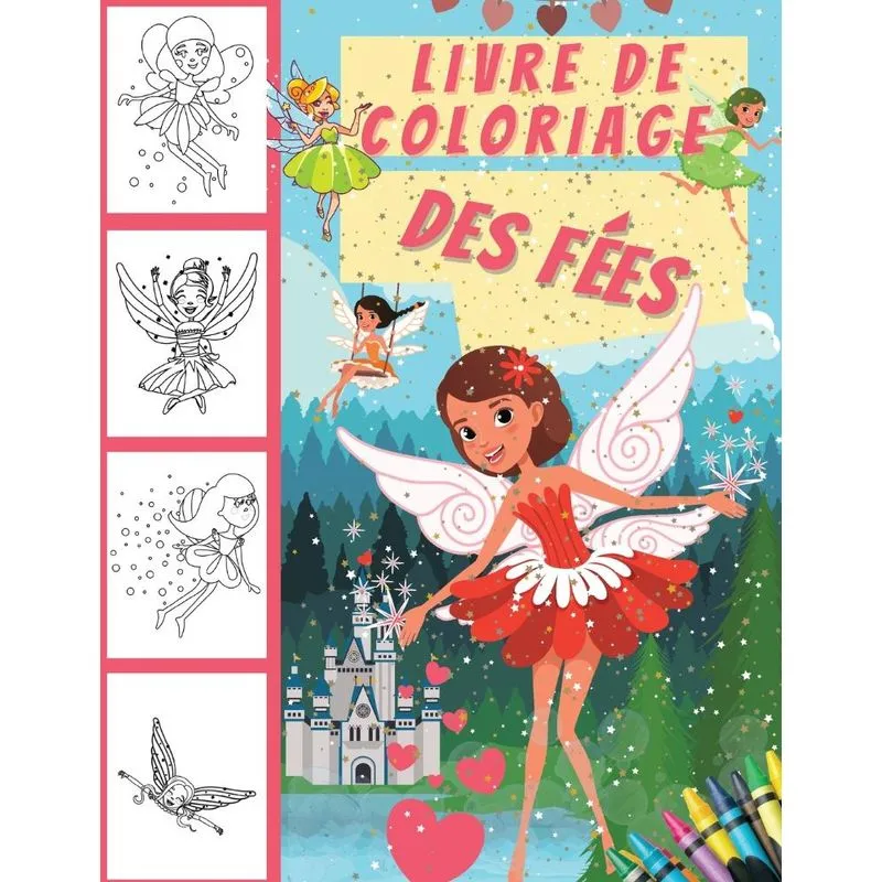 Livre de coloriage des fées