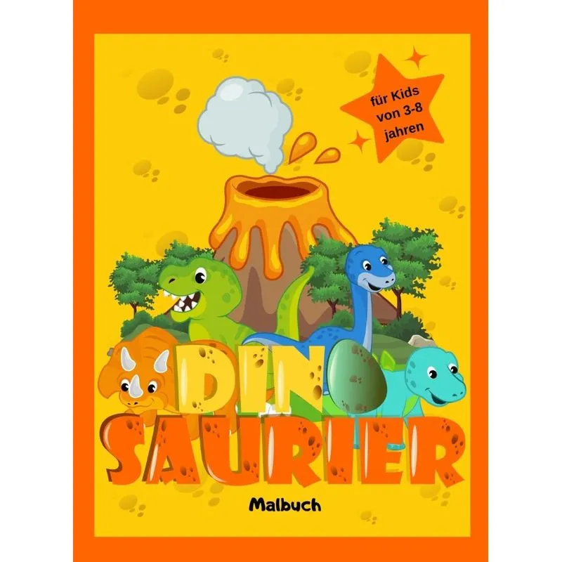 Dinosaurier Malbuch