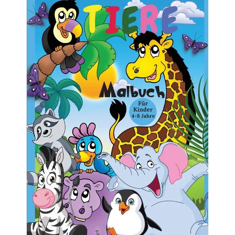 Tiere Malbuch