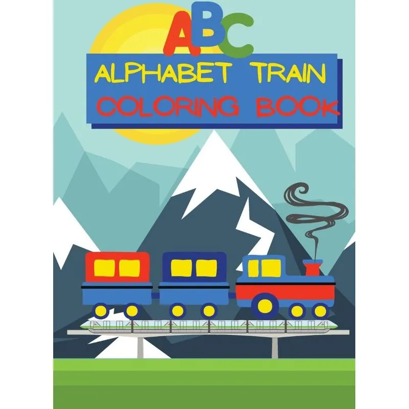 Alphabet Train Coloring Book