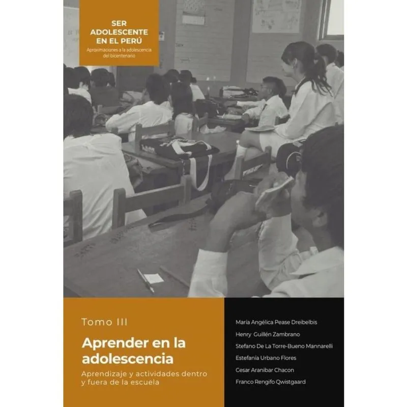 Ser adolescente en el perú Aproximaciones a la adolescencia del bicentenario-Espanhol