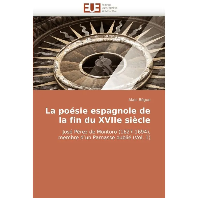 Livro La poésie espagnole de la fin du xviie siècle