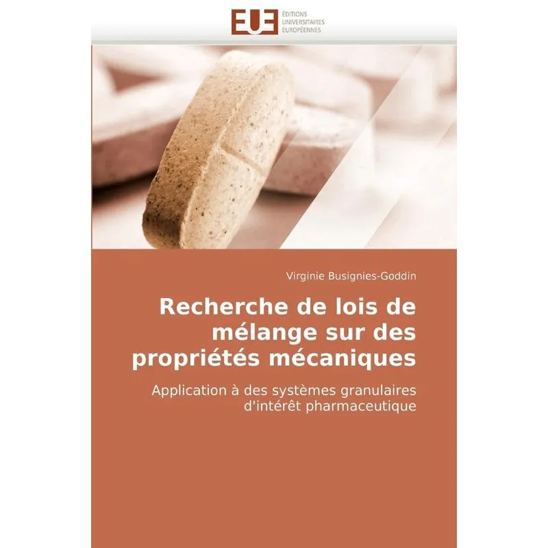 Livro Recherche de lois de mélange sur des propriétés mécaniques