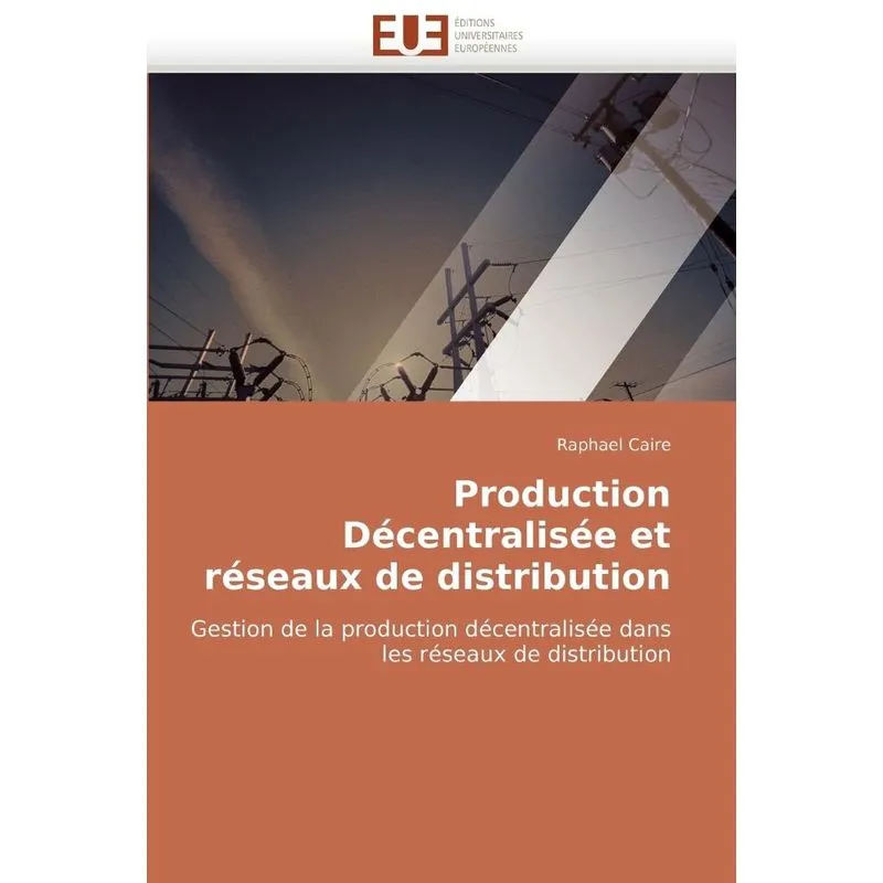 Livro Production décentralisée et réseaux de distribution