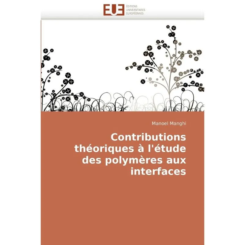 Livro Contributions théoriques à l'étude des polymères aux interfaces