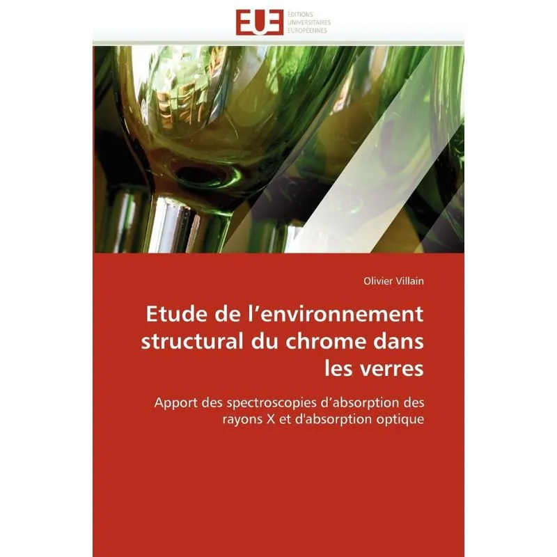 Livro Etude de l''environnement structural du chrome dans les verres