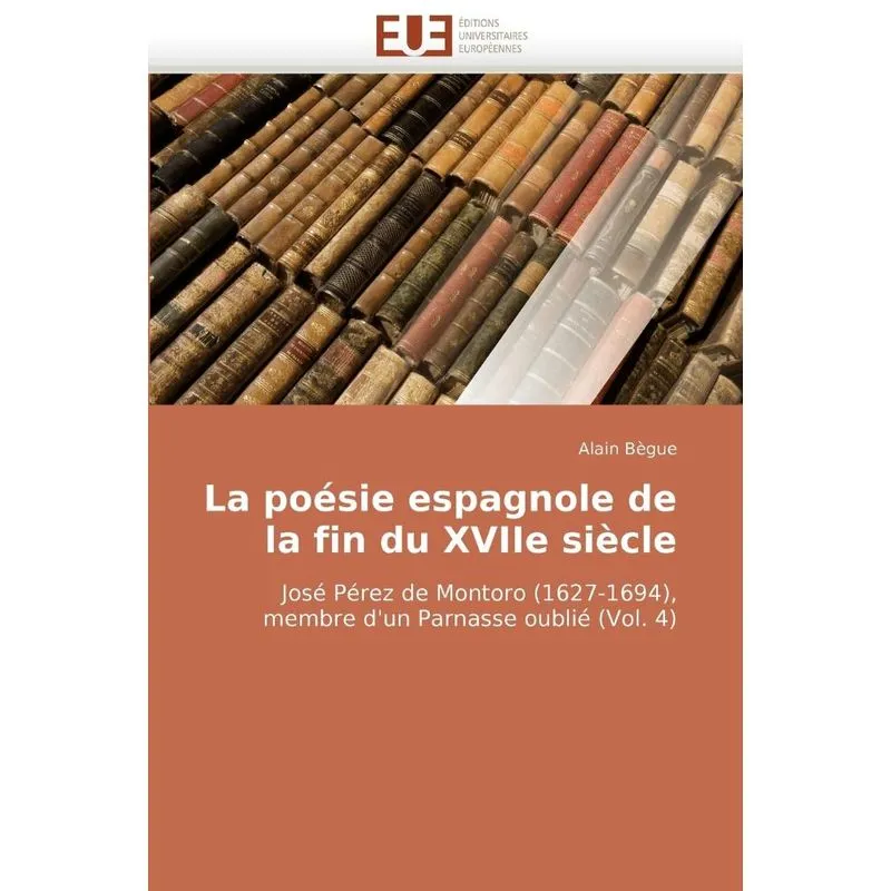 Livro La poésie espagnole de la fin du XVIIe siècle