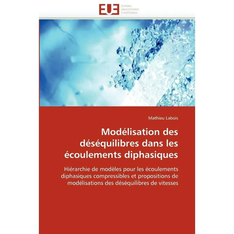 Livro Modélisation des déséquilibres dans les écoulements diphasiques