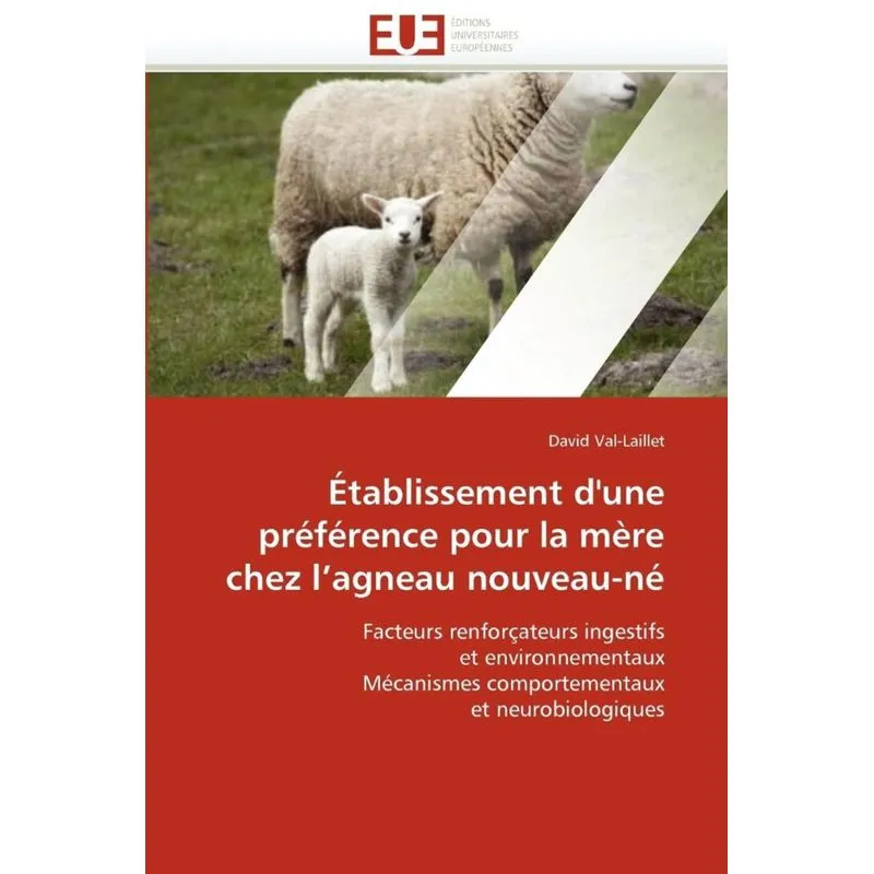 Établissement dune préférence pour la mère chez lagneau nouveau-né