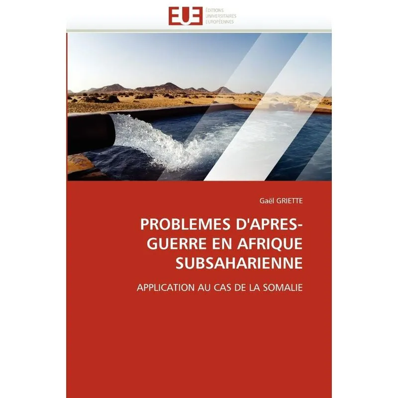 Livro Problemes d''apres-guerre en afrique subsaharienne