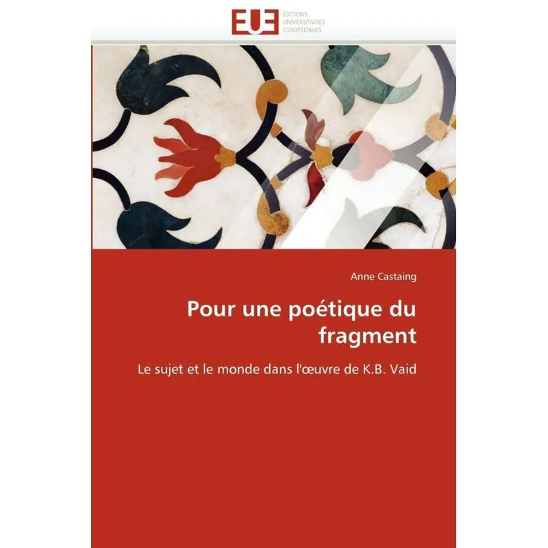 Pour une poétique du fragment