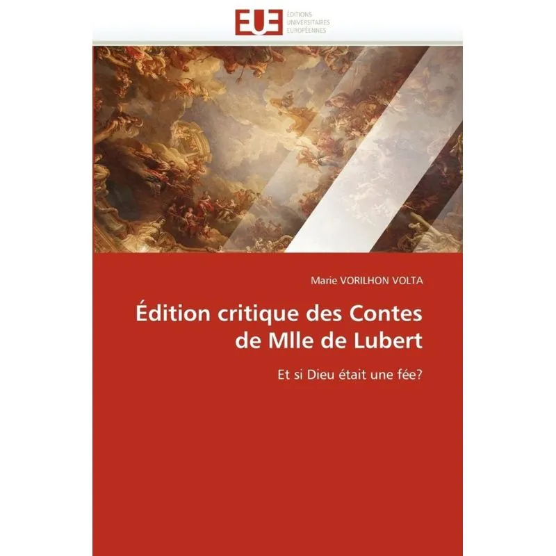 Édition critique des contes de mlle de lubert
