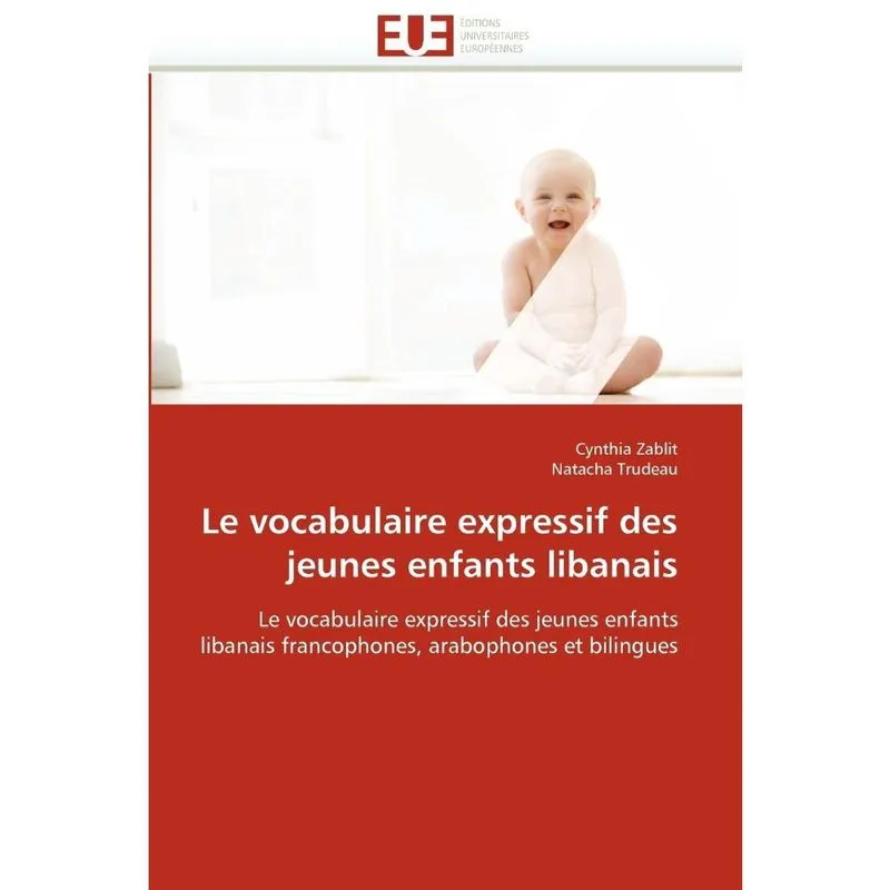 Le vocabulaire expressif des jeunes enfants libanais