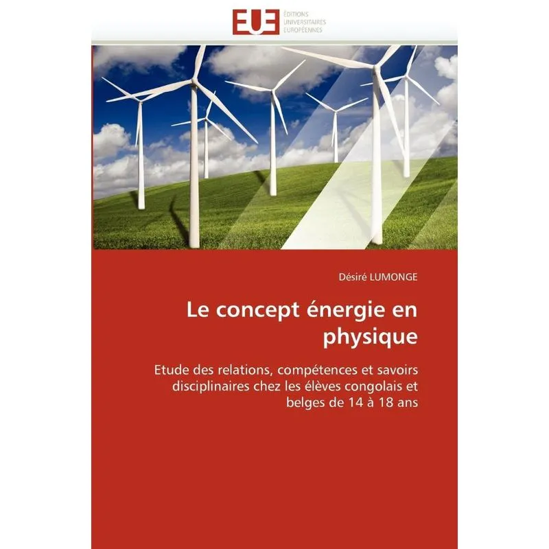 Le concept énergie en physique