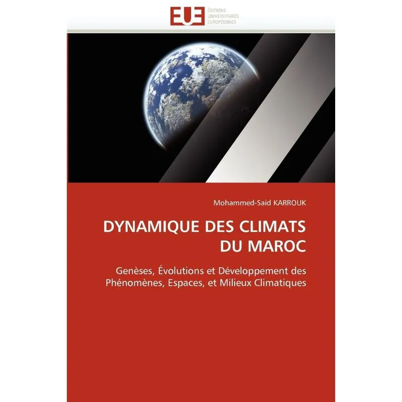 Dynamique des climats du maroc