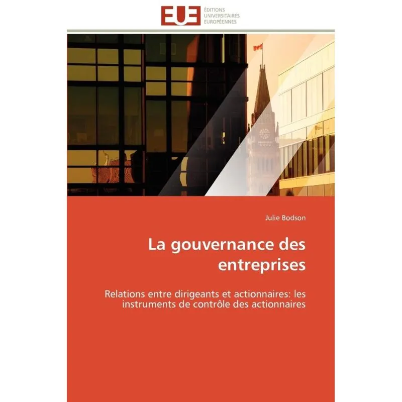 La gouvernance des entreprises