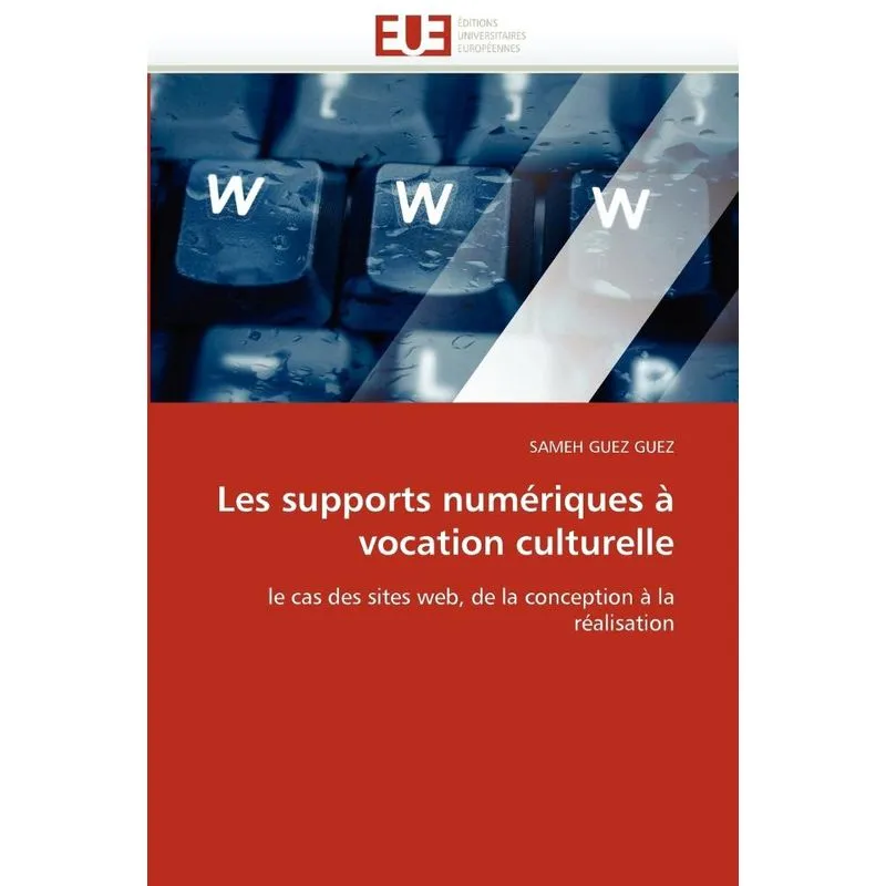 Livro Les supports numériques à vocation culturelle