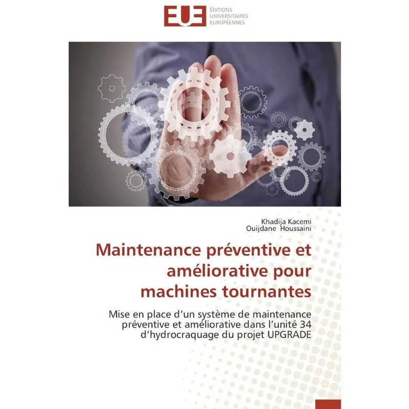 Livro Maintenance préventive et améliorative pour machines tournantes
