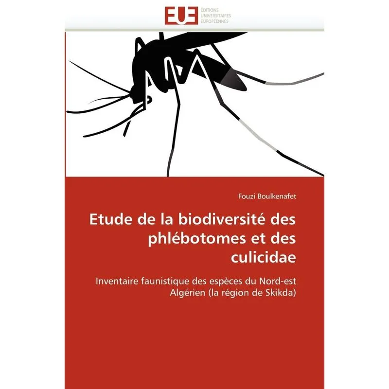 Livro Etude de la biodiversité des phlébotomes et des culicidae