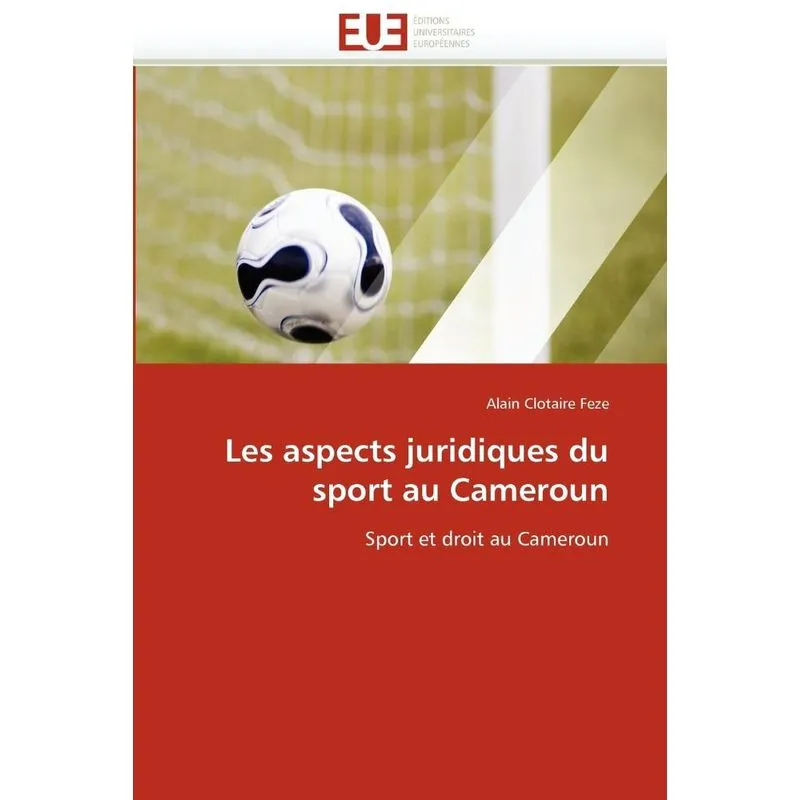 Livro Les aspects juridiques du sport au cameroun