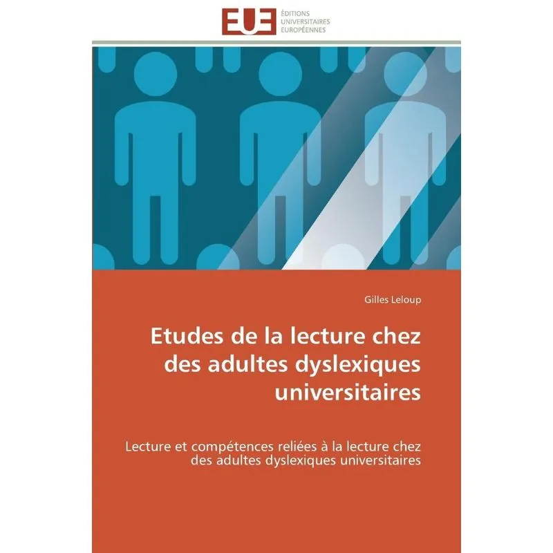 Livro Etudes de la lecture chez des adultes dyslexiques universitaires