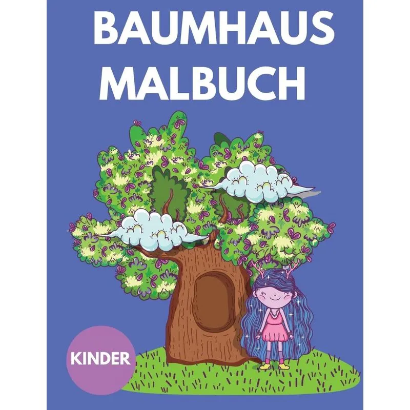 Baumhaus-Malbuch für Kinder