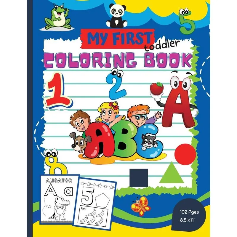 My First Toddler Coloring Book
