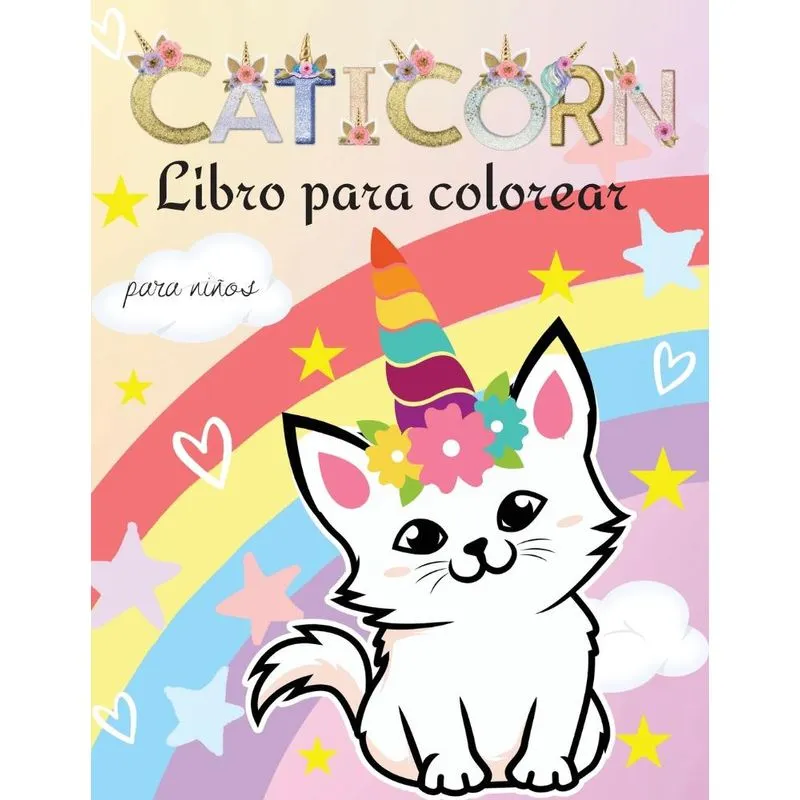 Caticornio Libro para colorear