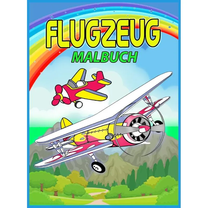 Flugzeug Malbuch