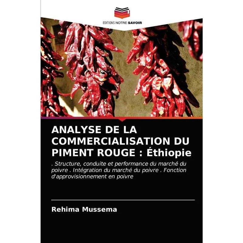 Analyse de la commercialisation du piment rouge