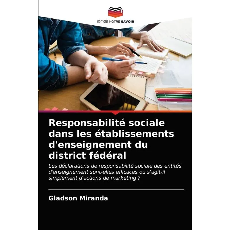 Responsabilité sociale dans les établissements denseigneme