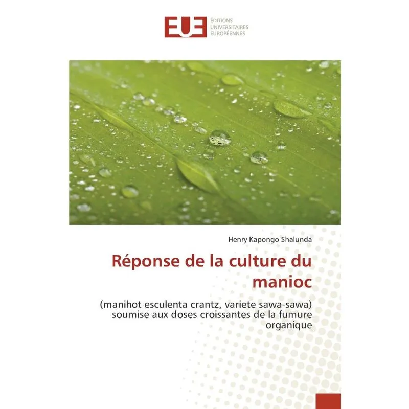 Réponse de la culture du manioc