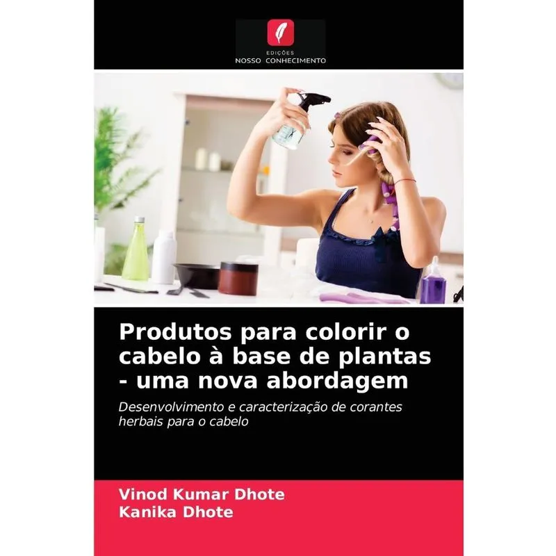 Produtos para colorir o cabelo à base de plantas - uma nova