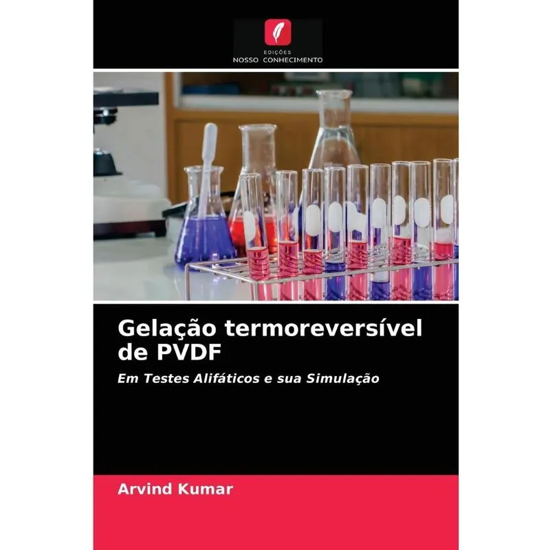Gelação termoreversível de pvdf