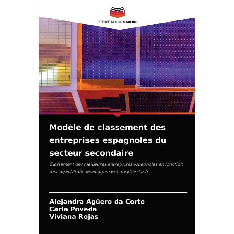 Modèle de classement des entreprises espagnoles du secteur