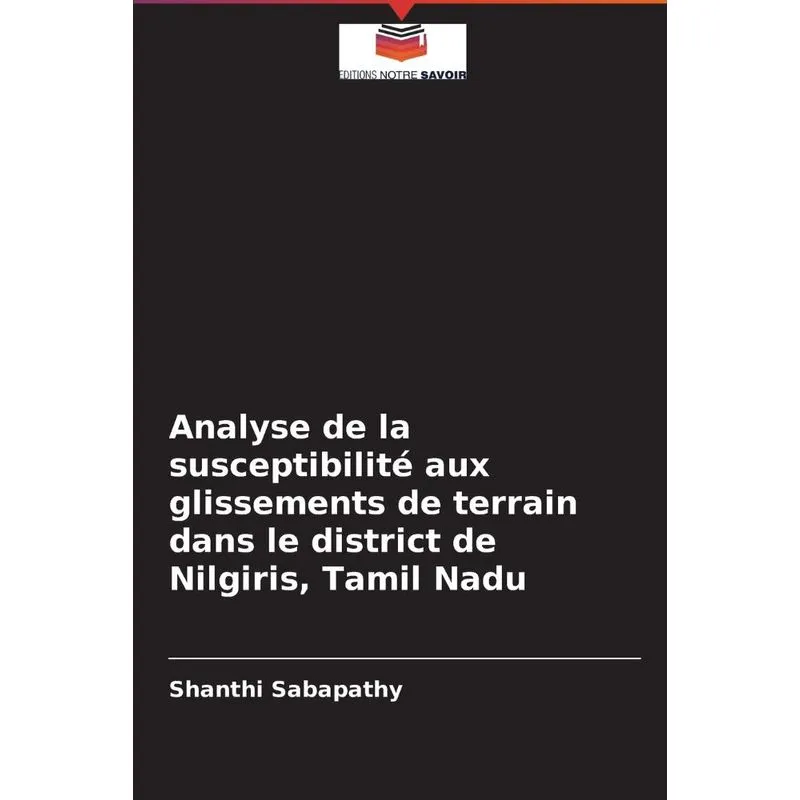 Analyse de la susceptibilité aux glissements de terrain dan