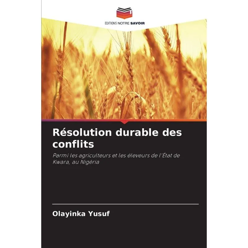 Résolution Durable Des Conflits