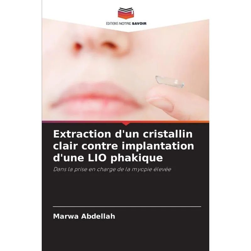 Extraction Dun Cristallin Clair Contre Implantation Dune