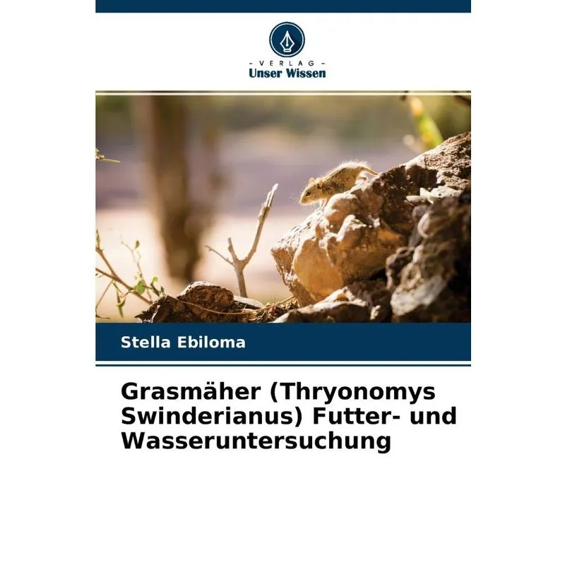Grasmäher (thryonomys Swinderianus) Futter- Und Wasserunter